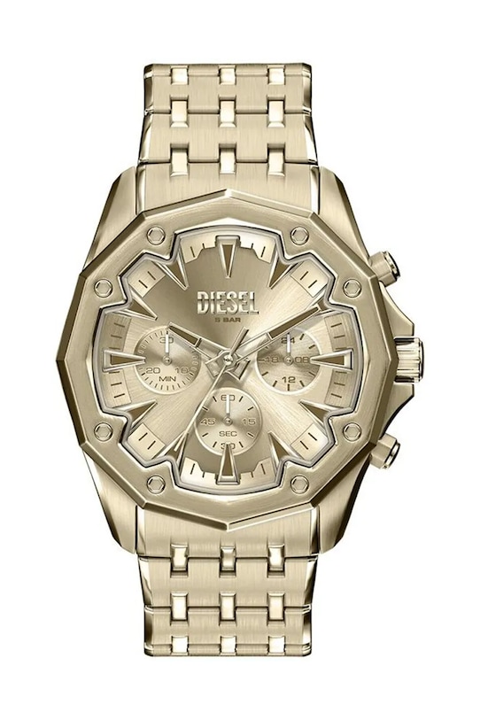 Diesel zegarek męski Stinger złoty DZ4707