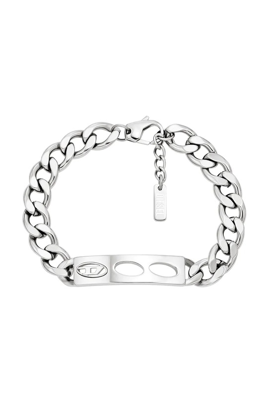 Diesel bransoletka męska ze stali nierdzewnej srebrny DX1663040