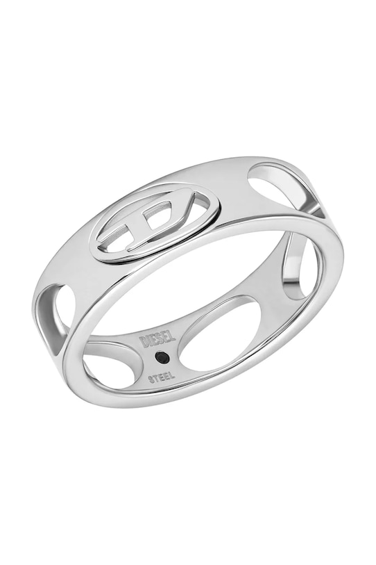 Diesel pierścionek męski ze stali szlachetnej DX1665040 srebrny AA00