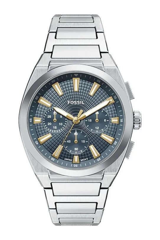 Fossil zegarek męski Everett srebrny FS6154J