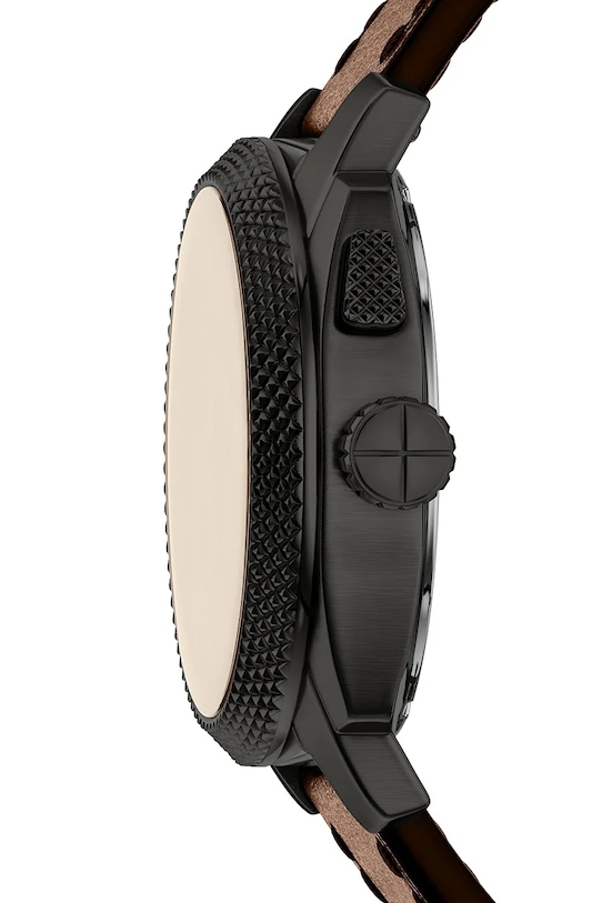 Akcesoria Fossil zegarek męski Machine Big Tic FS6165 brązowy