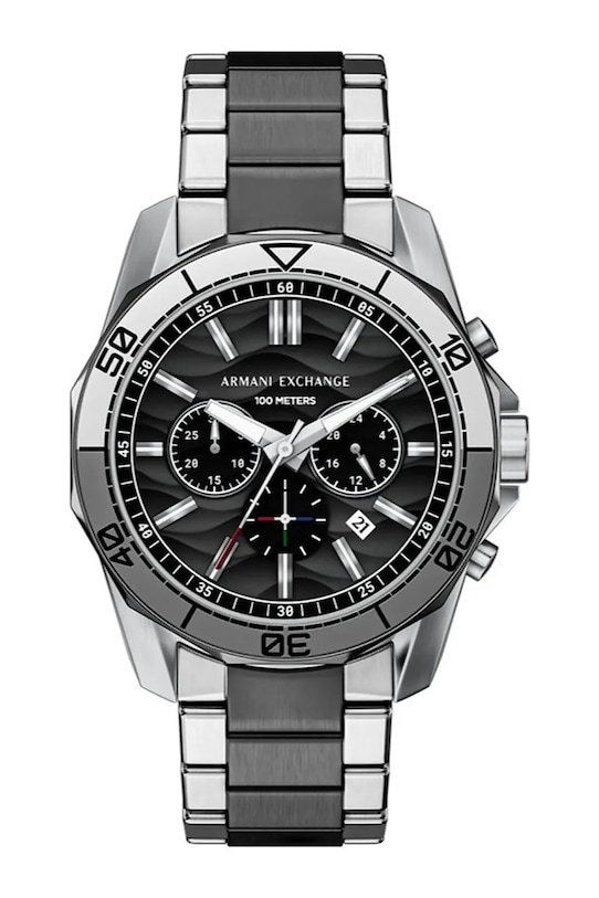 Armani Exchange zegarek sportowy męski Spencer srebrny AX1973