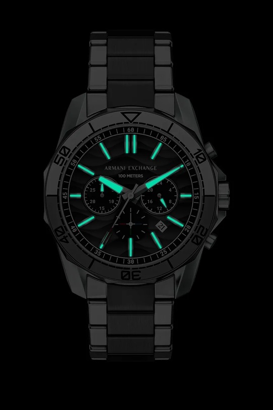 Armani Exchange zegarek sportowy męski Spencer srebrny AX1973