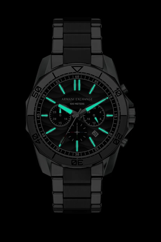 Armani Exchange zegarek sportowy męski Spencer srebrny AX1973