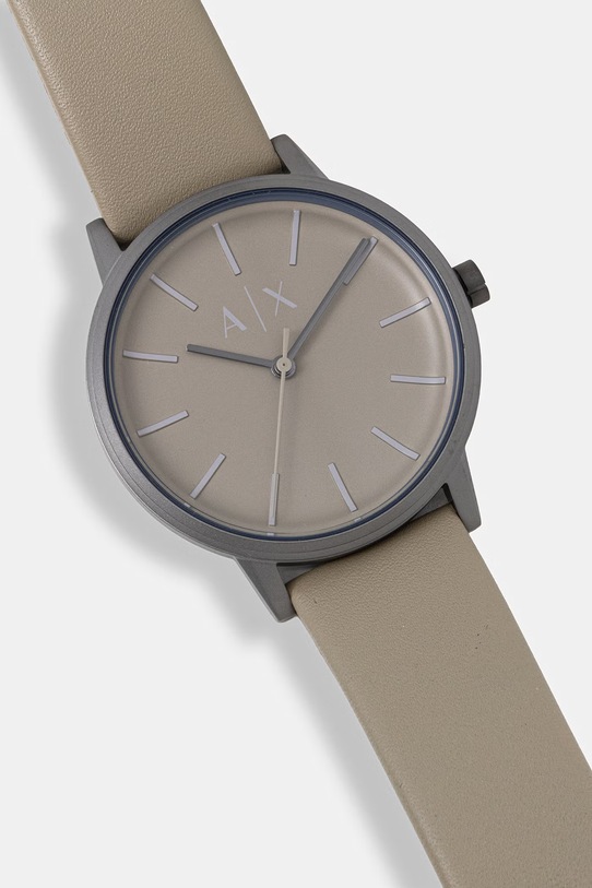 Armani Exchange годинник чоловічий Cayde AX2766 бежевий AA00