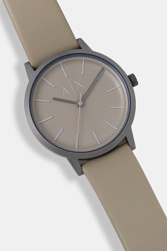 Armani Exchange годинник чоловічий Cayde AX2766 бежевий AA00