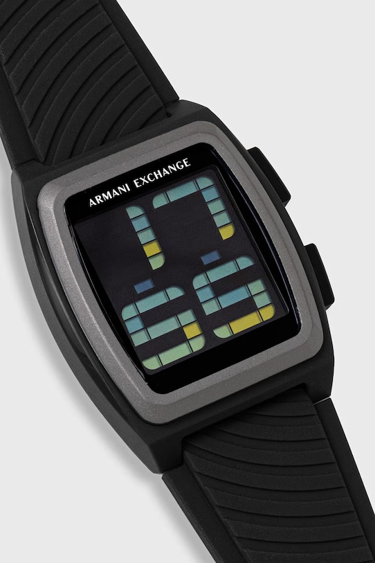 Armani Exchange спортивний годинник чоловічий Kelvin AX2971 чорний AA00