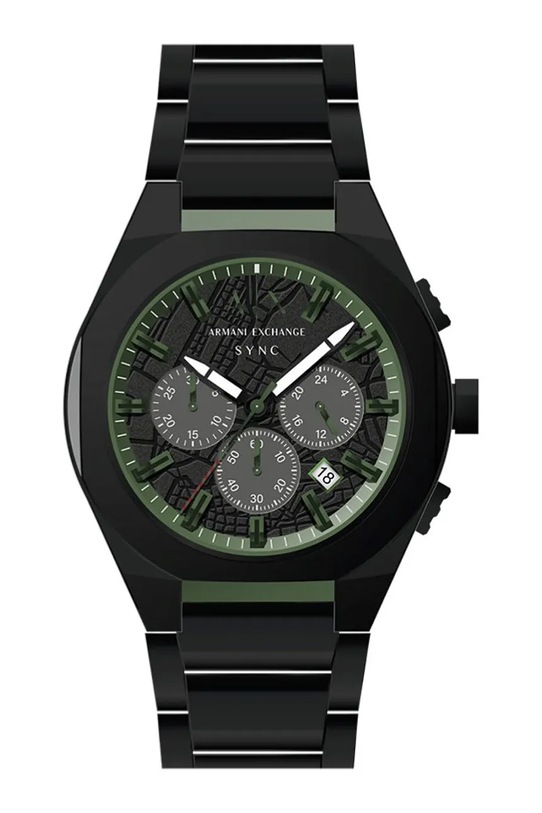 Armani Exchange zegarek sportowy męski Sync czarny AX4294