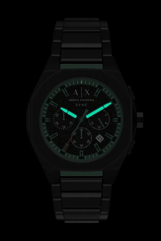 Armani Exchange zegarek sportowy męski Sync czarny AX4294