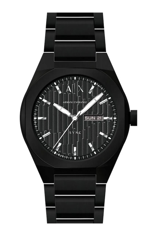 Armani Exchange zegarek sportowy męski Sync czarny AX4301