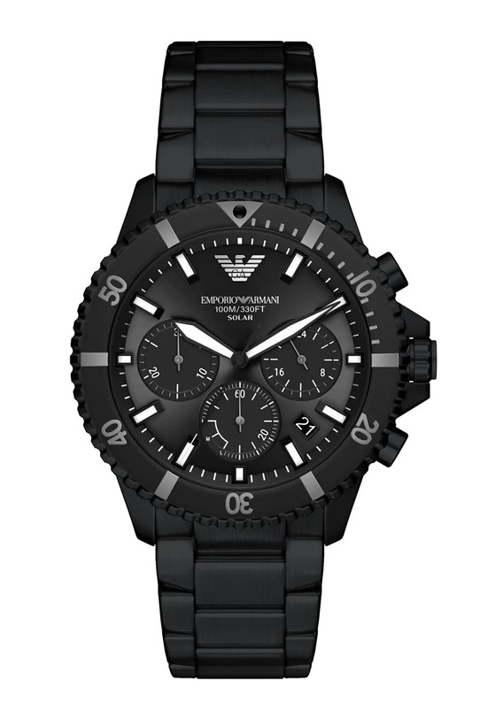 Emporio Armani zegarek sportowy męski World Explorer czarny AR11784