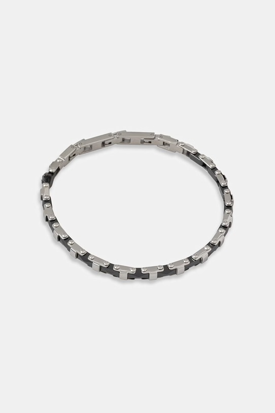 MASERATI bransoletka męska ze stali nierdzewnej CERAMIC srebrny JM226ATZ83