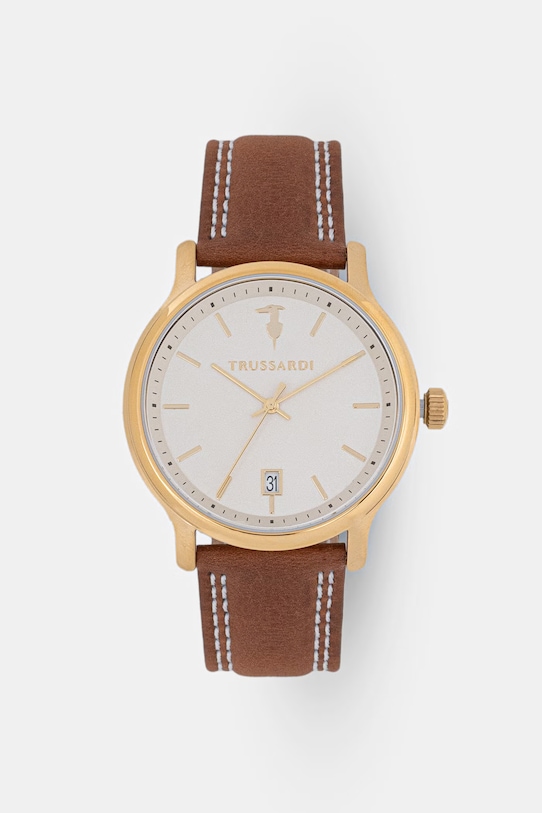 Trussardi zegarek męski T-INEDITO złoty R2451174003