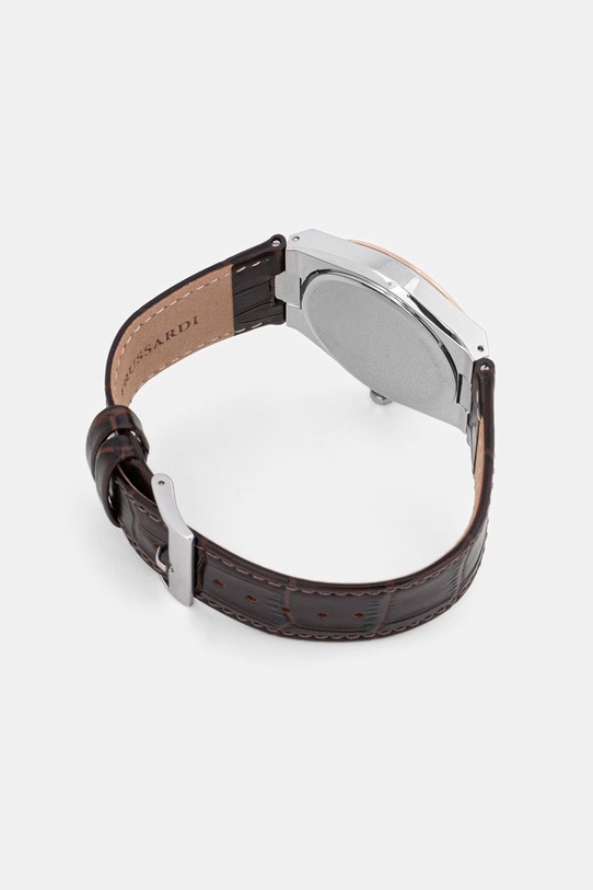 Trussardi zestaw zegarek i bransoletka męski T-MILANO R2451175001 brązowy