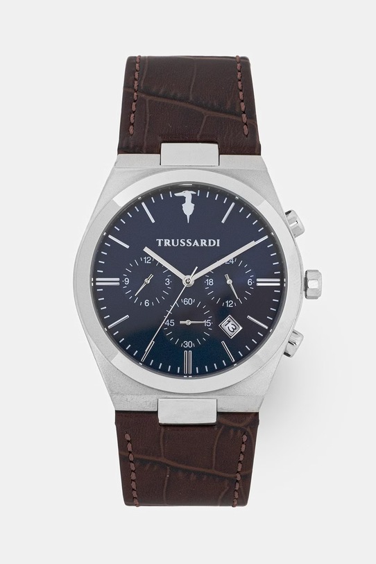 Trussardi zegarek męski T-MILANO brązowy R2451175002