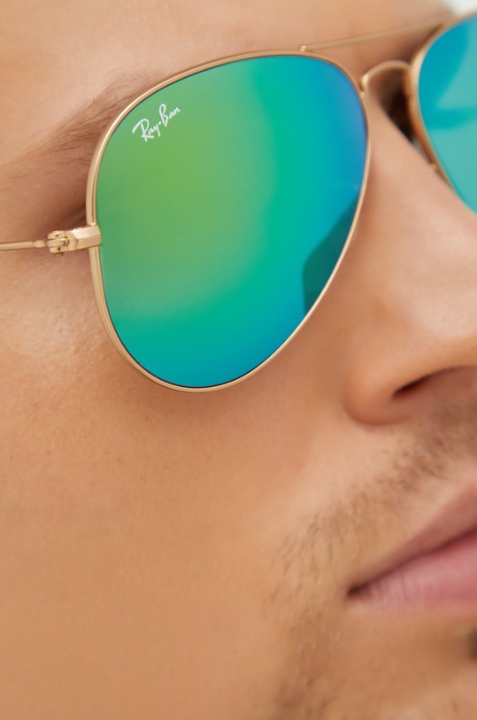 Ray-Ban okulary AVIATOR LARGE METAL 0RB3025.112.19 złoty