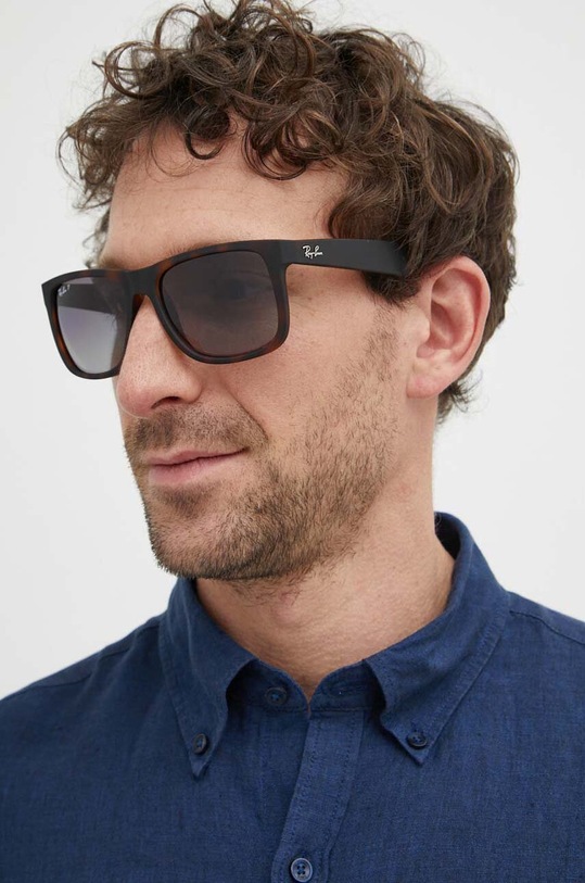 Ray-Ban okuliare JUSTIN hnedá 0RB4165.601.8G