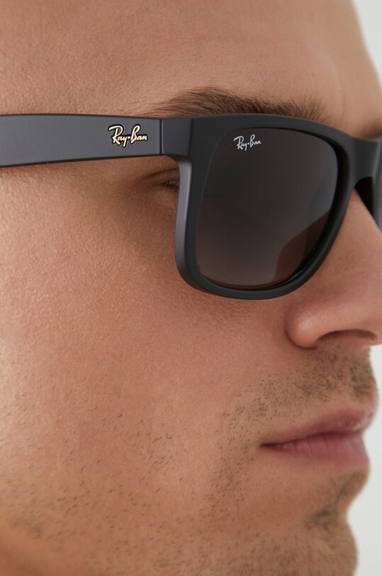 Ray-Ban – Okulary JUSTIN 0RB4165.601.8G czarny
