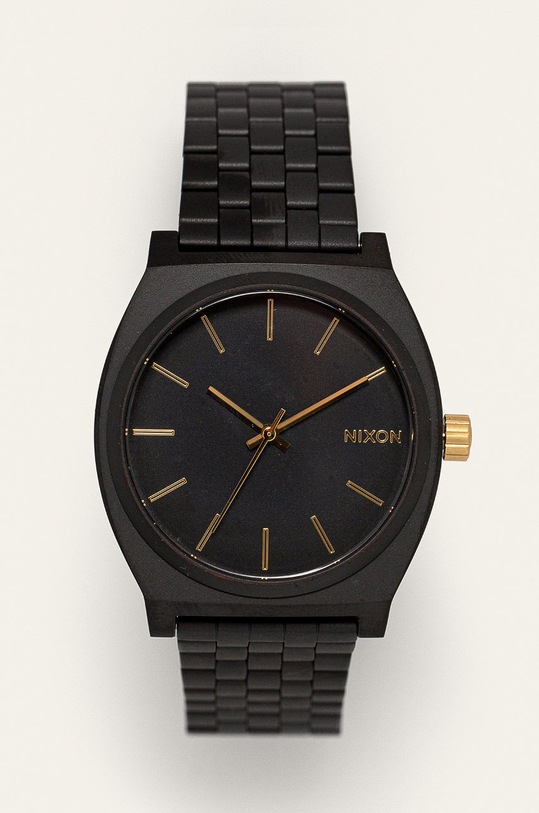Nixon - Ceas Time Teller Matte Black/Gold negru A451041