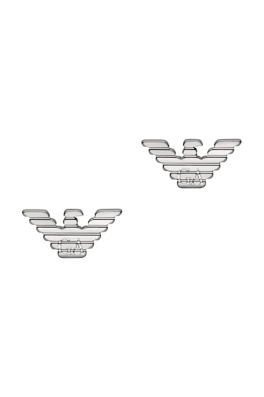 Emporio Armani серьги для мужчин из нержавеющей стали Eagle Logo серебрянный EGS3318040