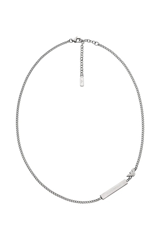 Emporio Armani цепочка для мужчин из нержавеющей стали без камня Eagle Logo серебрянный EGS3309040