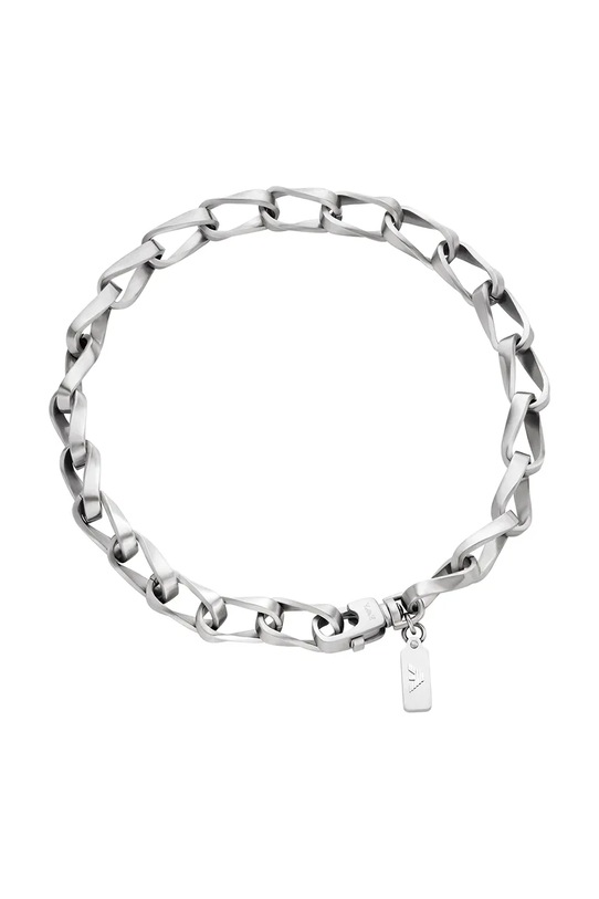 Emporio Armani цепочка мужская из нержавеющей стали без камня Eagle Logo серебрянный EGS3301040