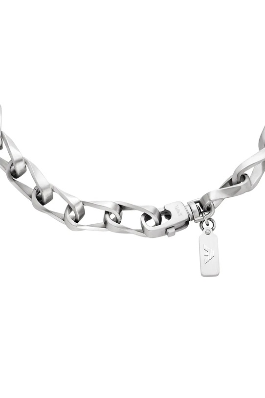 Emporio Armani цепочка мужская из нержавеющей стали без камня Eagle Logo EGS3301040 серебрянный AA00