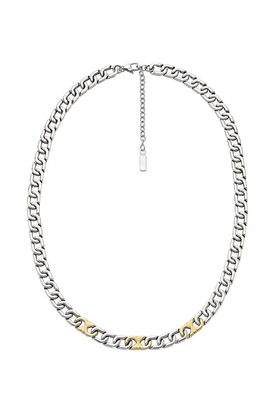 Emporio Armani цепочка для мужчин из нержавеющей стали Eagle Logo серебрянный EGS3297040