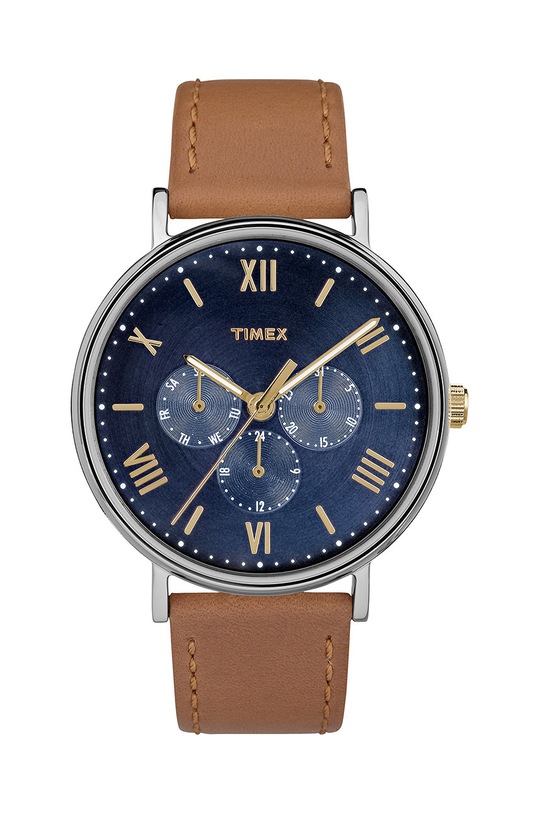 Timex zegarek TW2R29100 Southview Multifunction brązowy TW2R29100