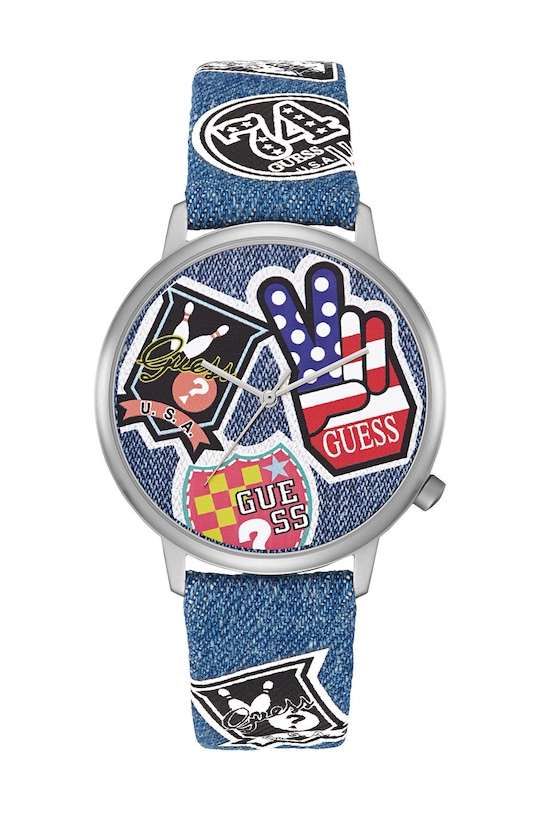 Guess Jeans - Zegarek V1004M1 niebieski V1004M1