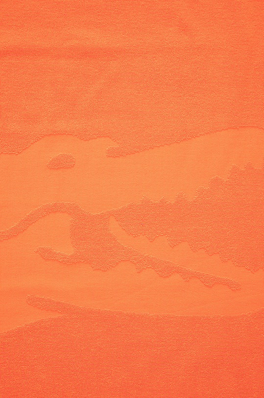 Lacoste ręcznik bawełniany LSPORT pomarańczowy AA00