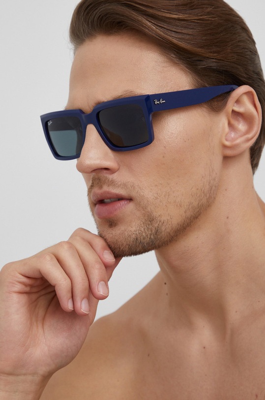 Ray-Ban okulary przeciwsłoneczne INVERNESS 0RB2191 niebieski AA00