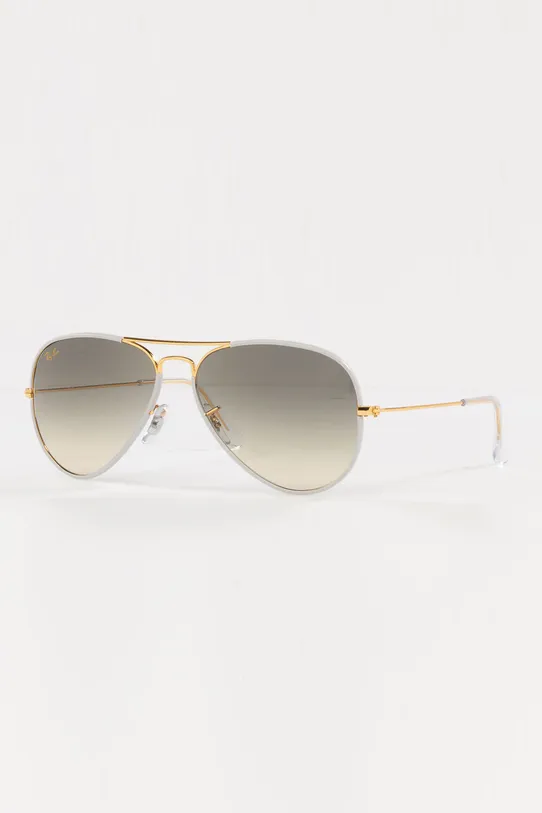 Ray-Ban okulary przeciwsłoneczne AVIATOR FULL COLOR 0RB3025JM złoty AA00