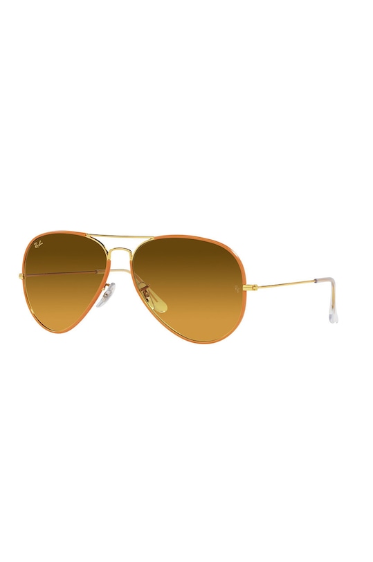 Ray-Ban okulary przeciwsłoneczne AVIATOR FULL COLOR 0RB3025JM żółty AA00