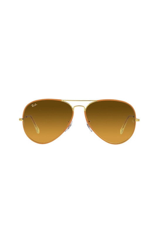 Akcesoria Ray-Ban okulary przeciwsłoneczne AVIATOR FULL COLOR 0RB3025JM żółty