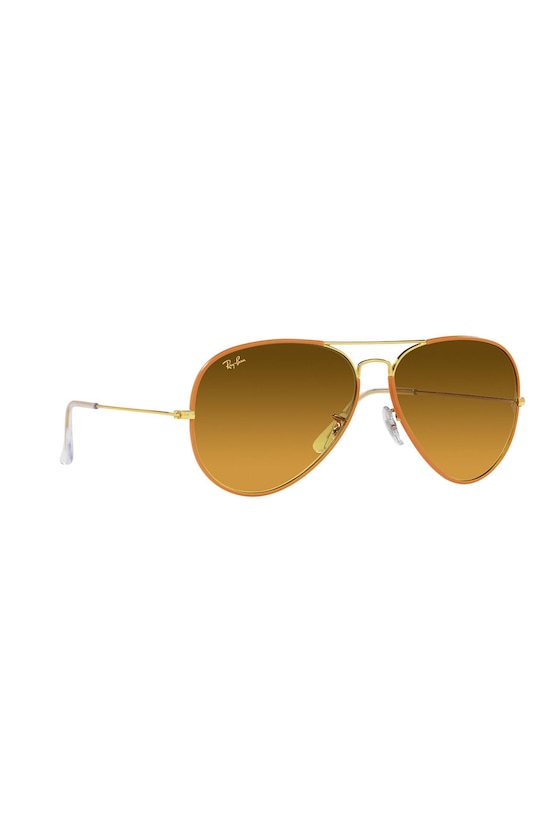 Ray-Ban okulary przeciwsłoneczne AVIATOR FULL COLOR żółty 0RB3025JM