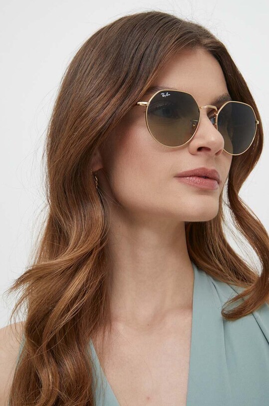 Sluneční brýle Ray-Ban JACK 0RB3565 zlatá AA00