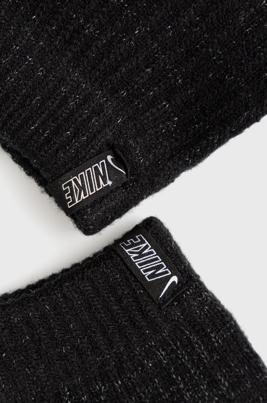 Nike opaska i rękawiczki czarny N.100.2000.082.OS