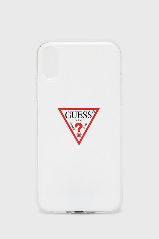 Guess Etui na telefon iPhone Xr na telefon biały GUHCI61PCUCTLWH