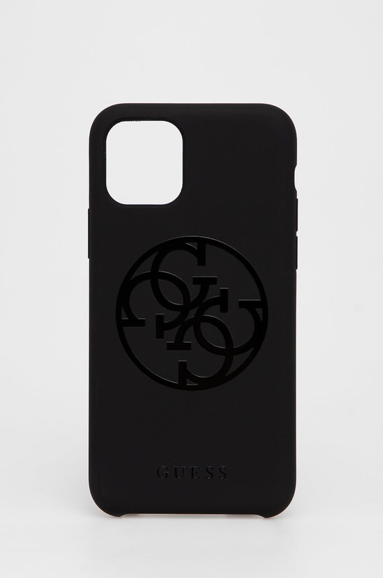 Guess Etui na telefon iPhone 11 Pro na telefon czarny GUHCN58LS4GBK