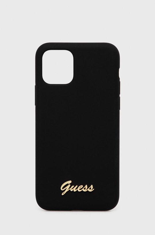 Guess Etui na telefon iPhone 11 Pro na telefon czarny GUHCN58LSLMGBK
