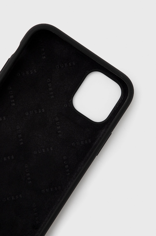 Guess Etui na telefon iPhone 11 GUHCN61LSC4GBK czarny AA00