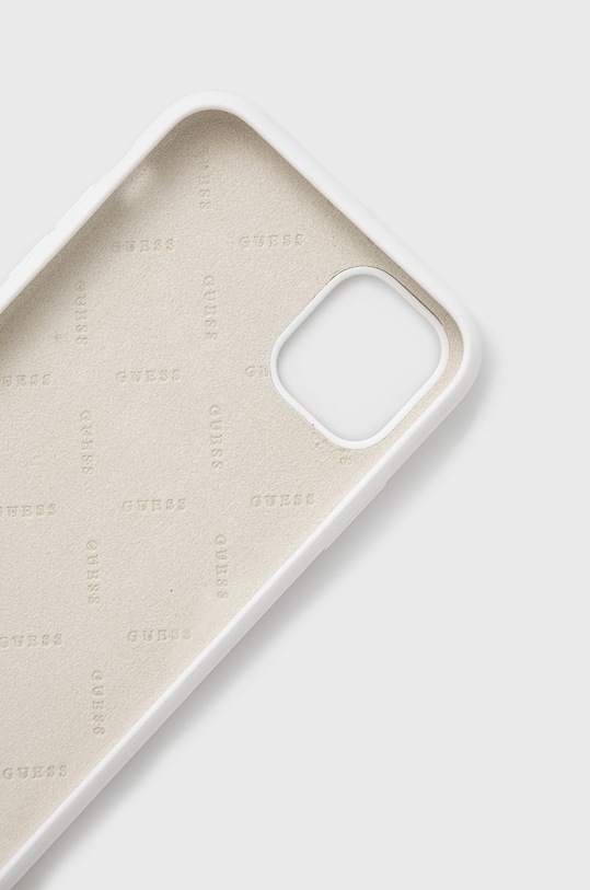 Guess Etui na telefon iPhone 11 GUHCN61LSC4GWH biały AA00