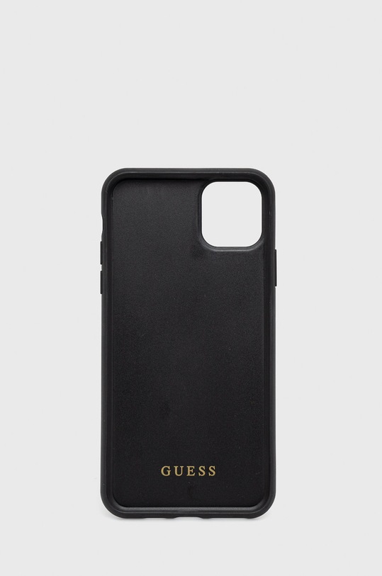 Guess Etui na telefon iPhone 11 Pro Max GUHCN654GGPBK czarny AA00