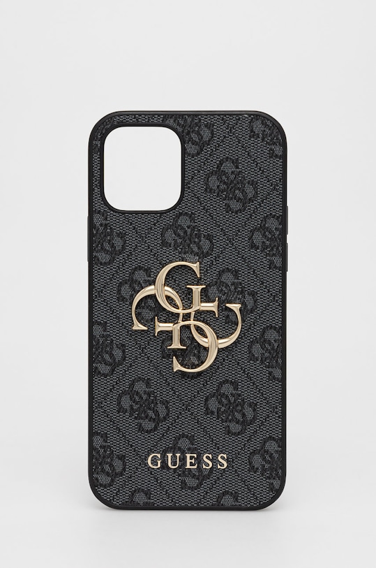 Guess Etui na telefon iPhone 12/12 Pro na telefon szary GUHCP12M4GMGGR