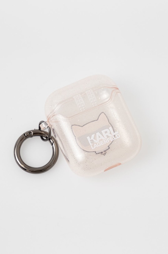 Karl Lagerfeld Pokrowiec na Airpods KLA2UCHGD KLA2UCHGD transparentny AA00