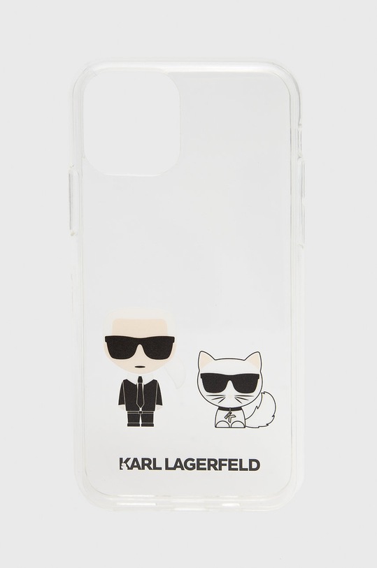 Puzdro na mobil Karl Lagerfeld iPhone 11 Pro na mobil priesvitná KLHCN58CKTR