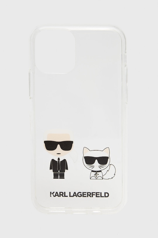 Puzdro na mobil Karl Lagerfeld iPhone 11 Pro na mobil priesvitná KLHCN58CKTR
