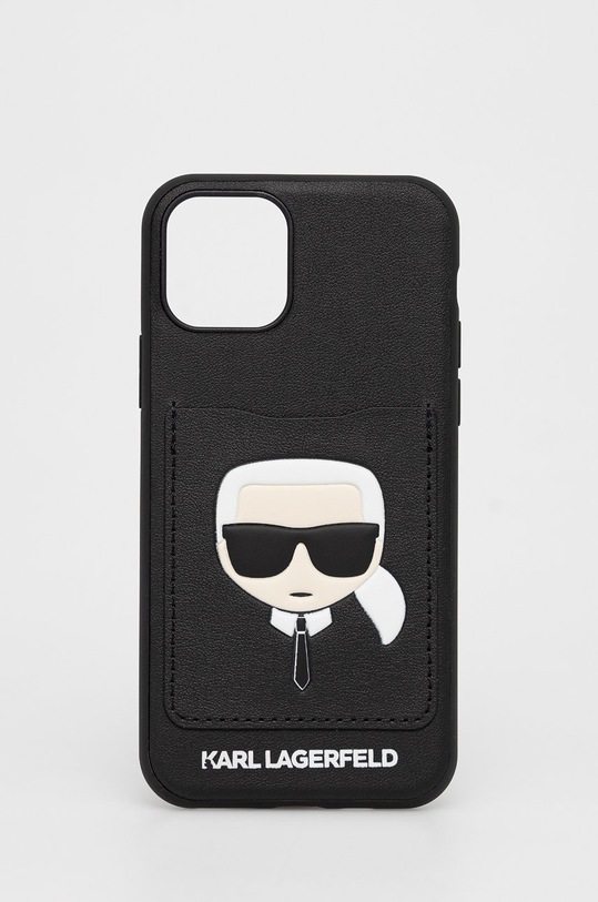 Karl Lagerfeld Etui na telefon iPhone 11 Pro KLHCN58CSKCBK na telefon czarny KLHCN58CSKCBK