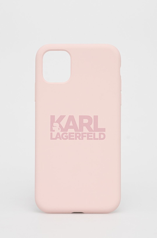 Karl Lagerfeld Etui na telefon iPhone 11 KLHCN61STKLTLP na telefon różowy KLHCN61STKLTLP